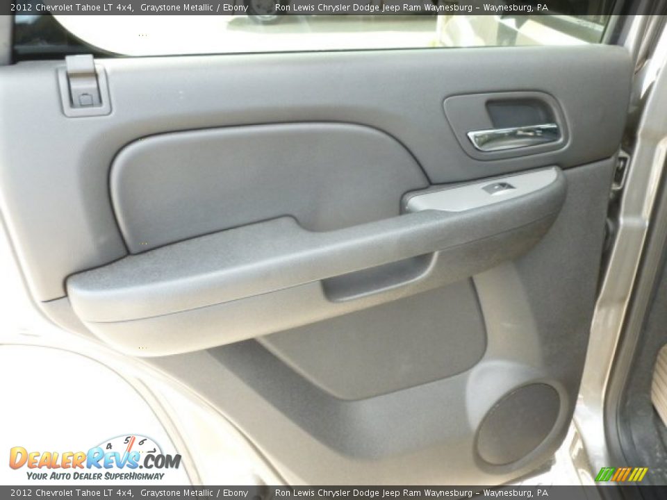 2012 Chevrolet Tahoe LT 4x4 Graystone Metallic / Ebony Photo #17