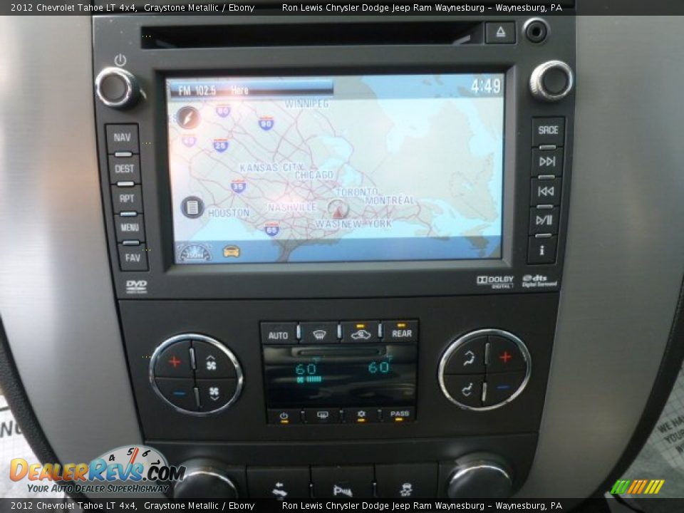 2012 Chevrolet Tahoe LT 4x4 Graystone Metallic / Ebony Photo #24