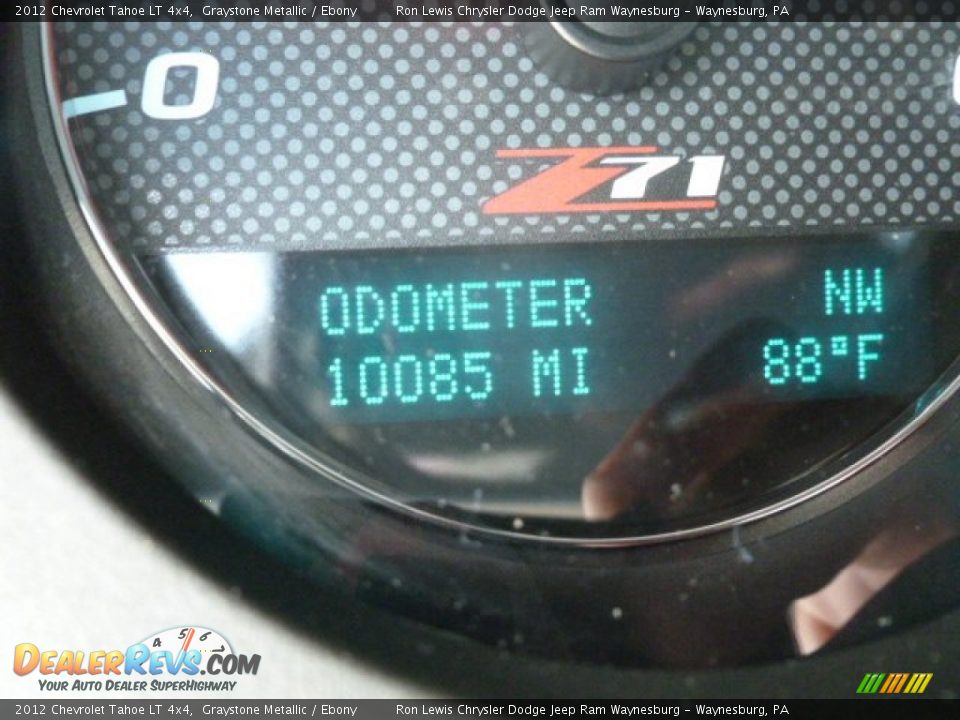 2012 Chevrolet Tahoe LT 4x4 Graystone Metallic / Ebony Photo #25