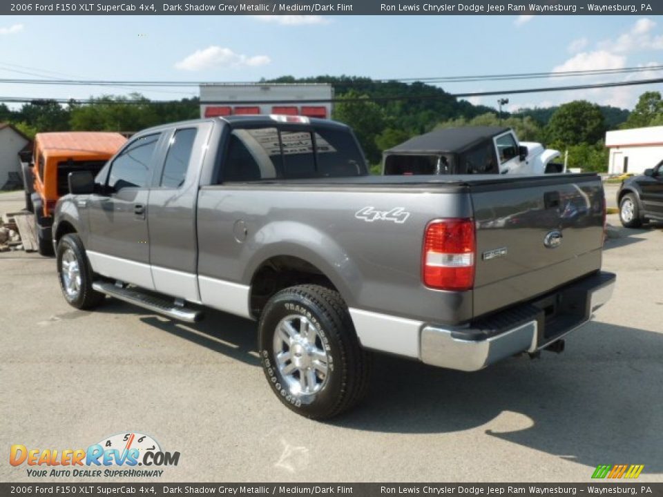 2006 Ford F150 XLT SuperCab 4x4 Dark Shadow Grey Metallic / Medium/Dark Flint Photo #3