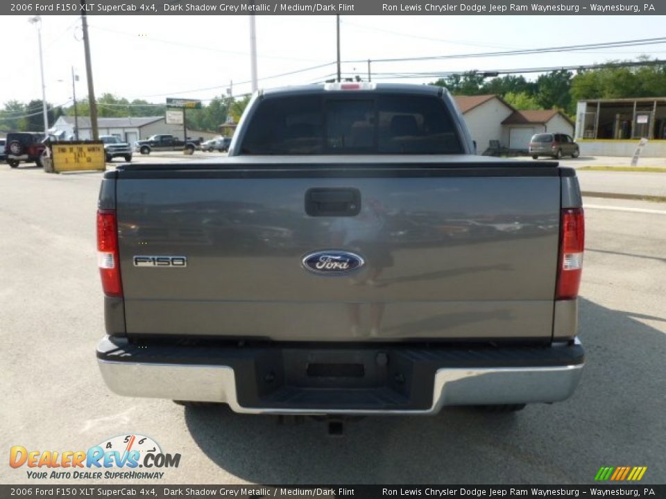 2006 Ford F150 XLT SuperCab 4x4 Dark Shadow Grey Metallic / Medium/Dark Flint Photo #4