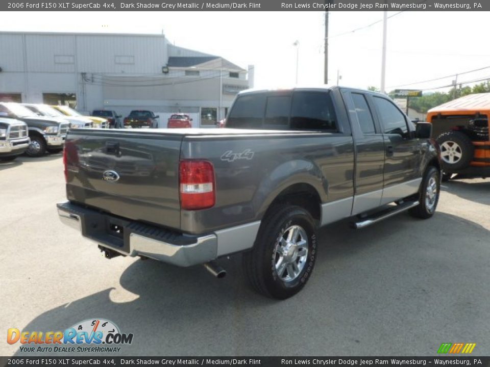 2006 Ford F150 XLT SuperCab 4x4 Dark Shadow Grey Metallic / Medium/Dark Flint Photo #5