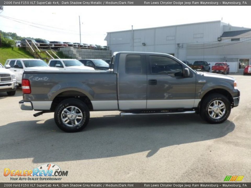 2006 Ford F150 XLT SuperCab 4x4 Dark Shadow Grey Metallic / Medium/Dark Flint Photo #6