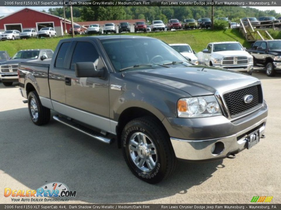 2006 Ford F150 XLT SuperCab 4x4 Dark Shadow Grey Metallic / Medium/Dark Flint Photo #7