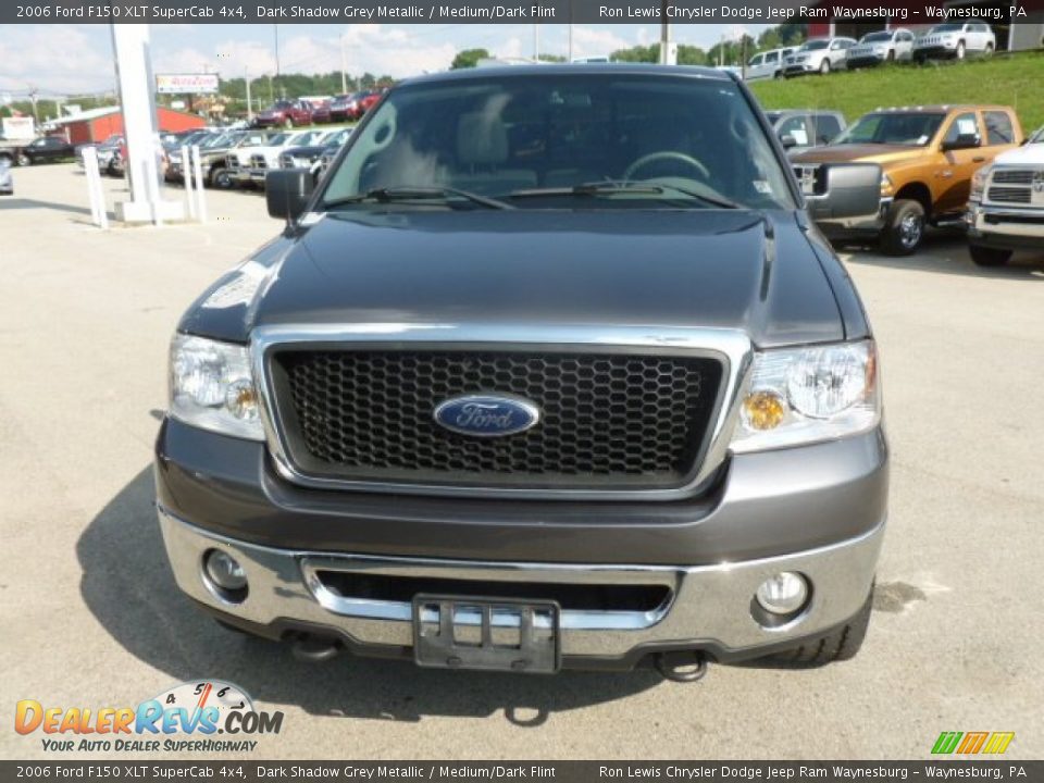2006 Ford F150 XLT SuperCab 4x4 Dark Shadow Grey Metallic / Medium/Dark Flint Photo #8