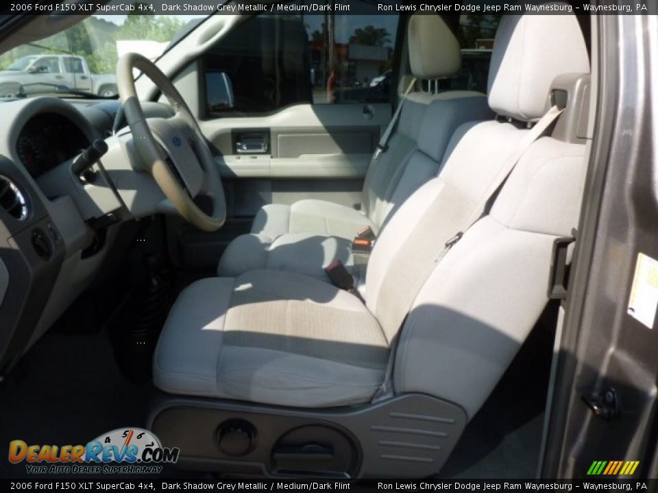 2006 Ford F150 XLT SuperCab 4x4 Dark Shadow Grey Metallic / Medium/Dark Flint Photo #10