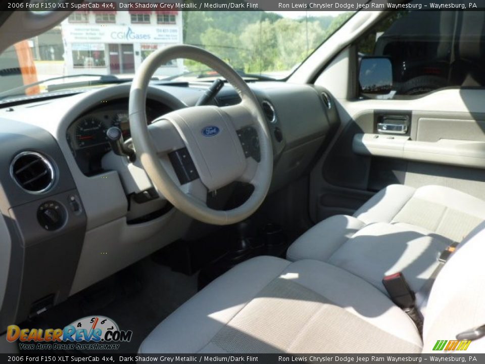 2006 Ford F150 XLT SuperCab 4x4 Dark Shadow Grey Metallic / Medium/Dark Flint Photo #11