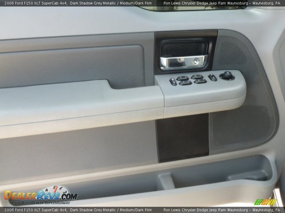 2006 Ford F150 XLT SuperCab 4x4 Dark Shadow Grey Metallic / Medium/Dark Flint Photo #12
