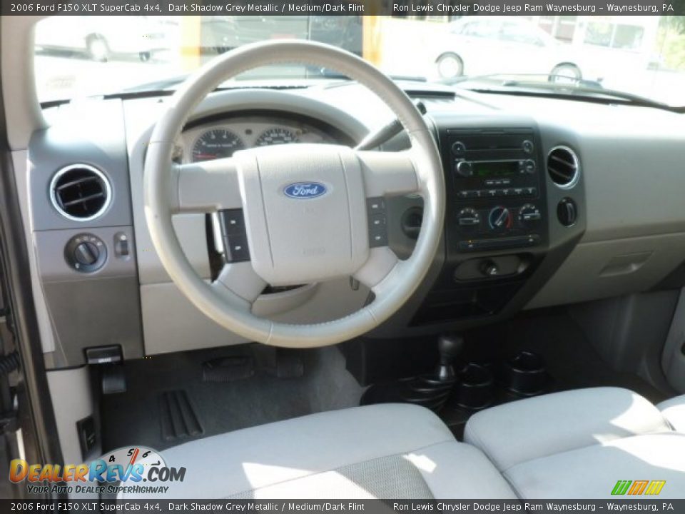 2006 Ford F150 XLT SuperCab 4x4 Dark Shadow Grey Metallic / Medium/Dark Flint Photo #16