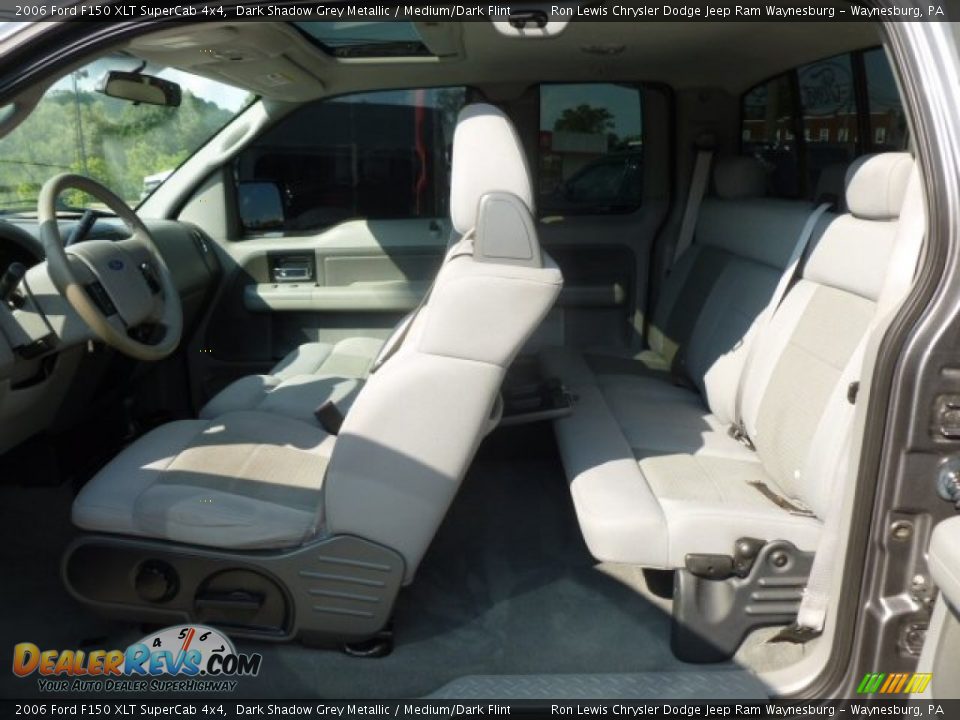 2006 Ford F150 XLT SuperCab 4x4 Dark Shadow Grey Metallic / Medium/Dark Flint Photo #17