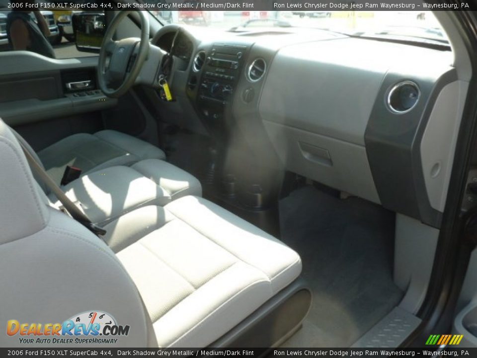 2006 Ford F150 XLT SuperCab 4x4 Dark Shadow Grey Metallic / Medium/Dark Flint Photo #19