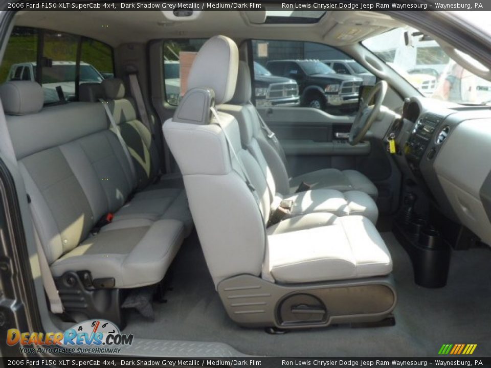 2006 Ford F150 XLT SuperCab 4x4 Dark Shadow Grey Metallic / Medium/Dark Flint Photo #21