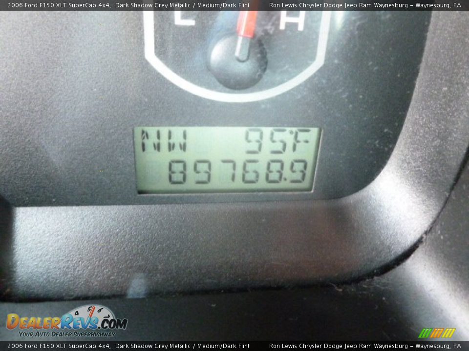 2006 Ford F150 XLT SuperCab 4x4 Dark Shadow Grey Metallic / Medium/Dark Flint Photo #25