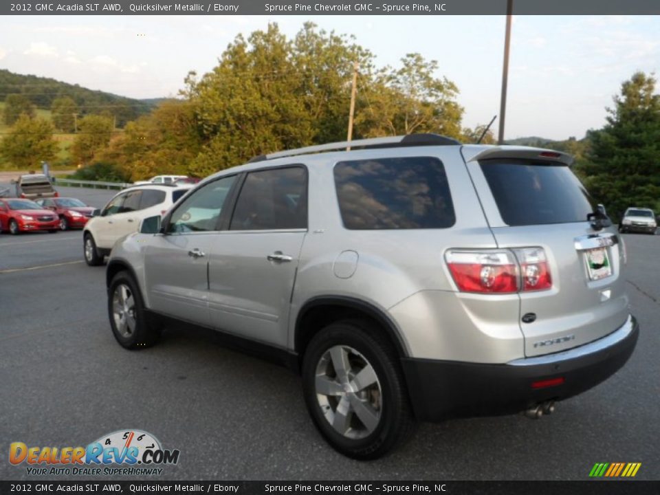 2012 GMC Acadia SLT AWD Quicksilver Metallic / Ebony Photo #5