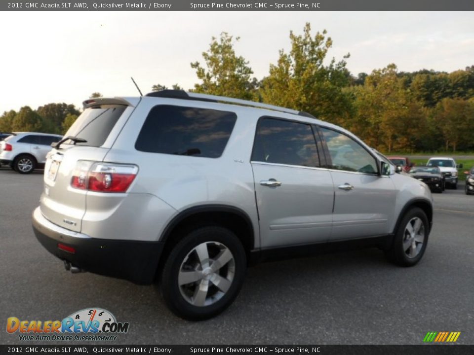 2012 GMC Acadia SLT AWD Quicksilver Metallic / Ebony Photo #6