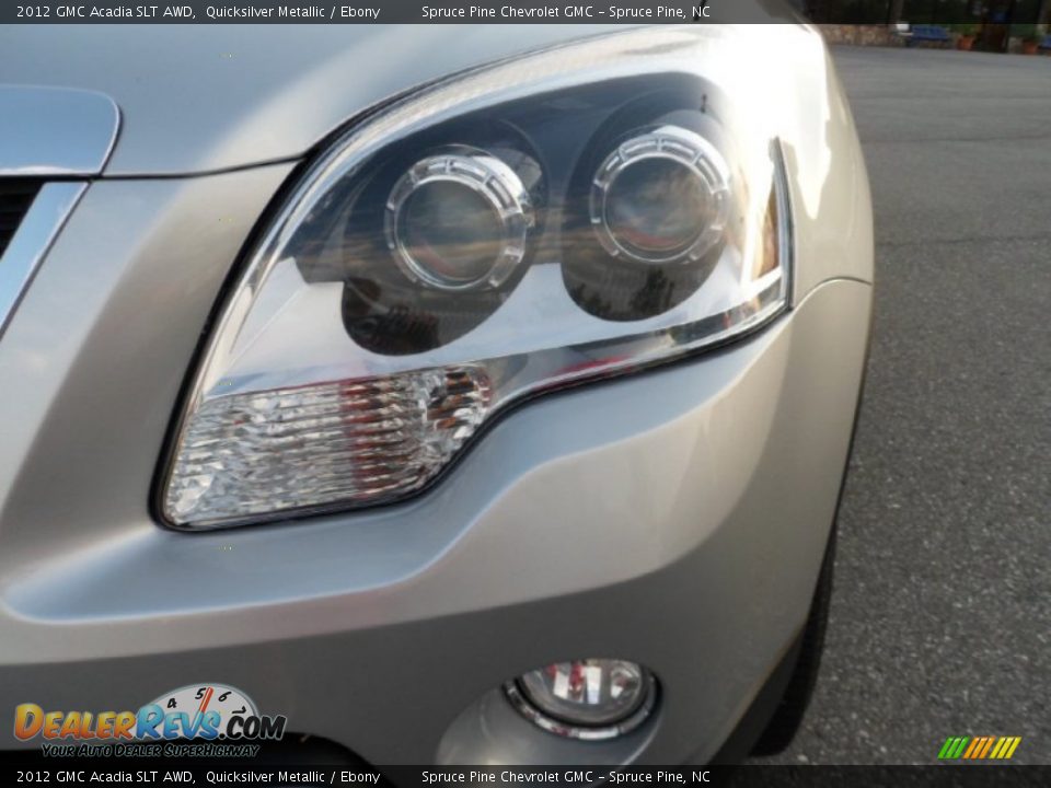 2012 GMC Acadia SLT AWD Quicksilver Metallic / Ebony Photo #9