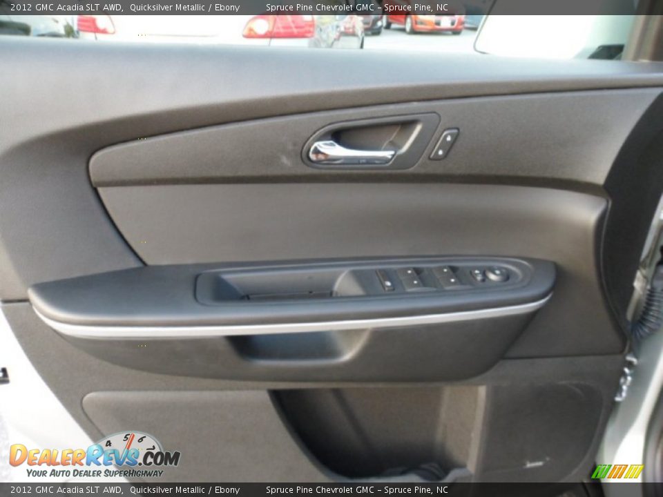 2012 GMC Acadia SLT AWD Quicksilver Metallic / Ebony Photo #11