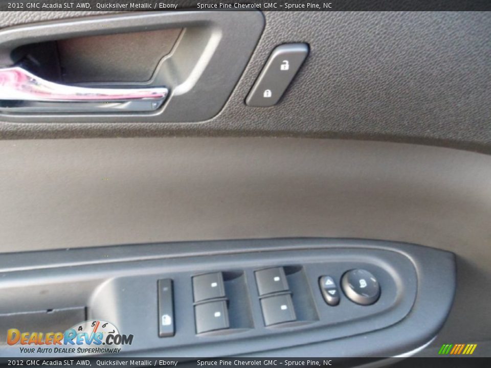 2012 GMC Acadia SLT AWD Quicksilver Metallic / Ebony Photo #12