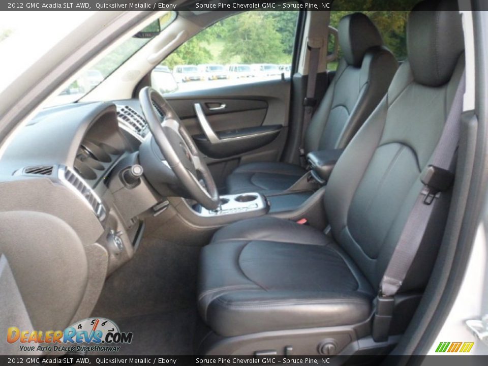 2012 GMC Acadia SLT AWD Quicksilver Metallic / Ebony Photo #13