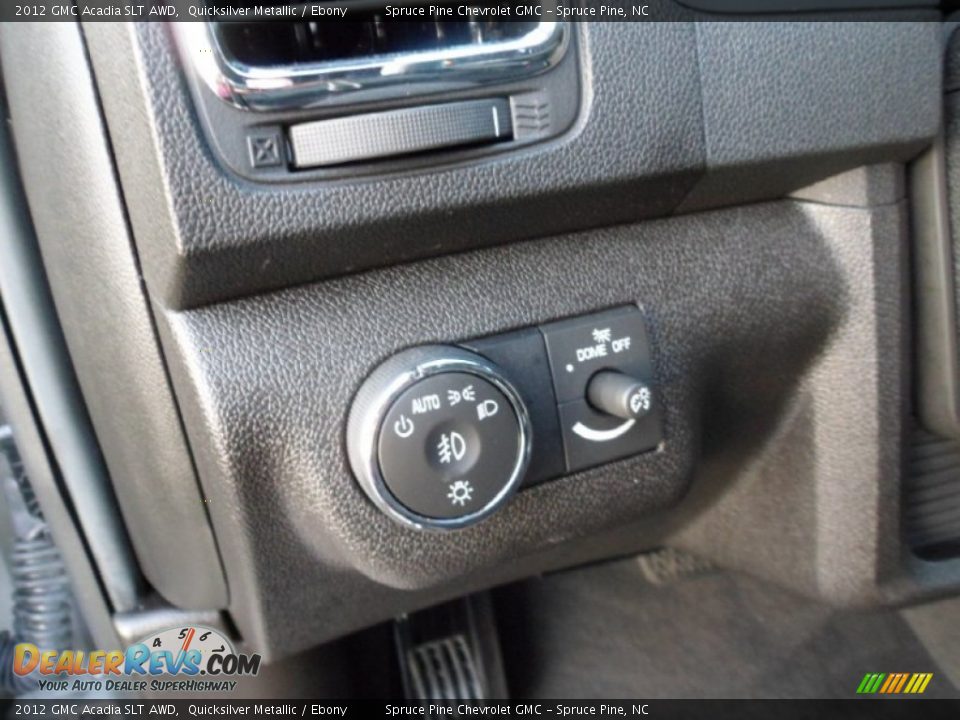 2012 GMC Acadia SLT AWD Quicksilver Metallic / Ebony Photo #14