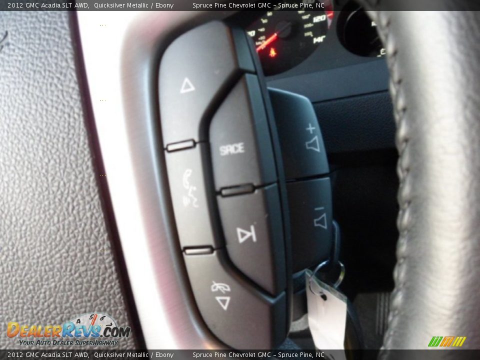 2012 GMC Acadia SLT AWD Quicksilver Metallic / Ebony Photo #18