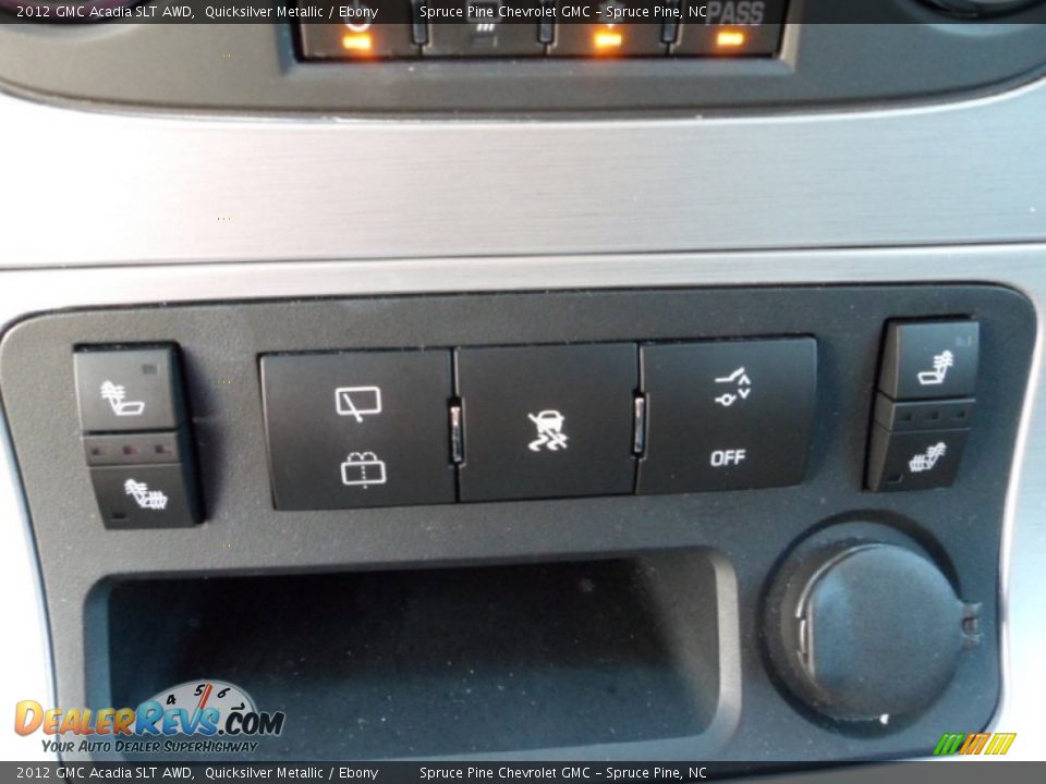 2012 GMC Acadia SLT AWD Quicksilver Metallic / Ebony Photo #22
