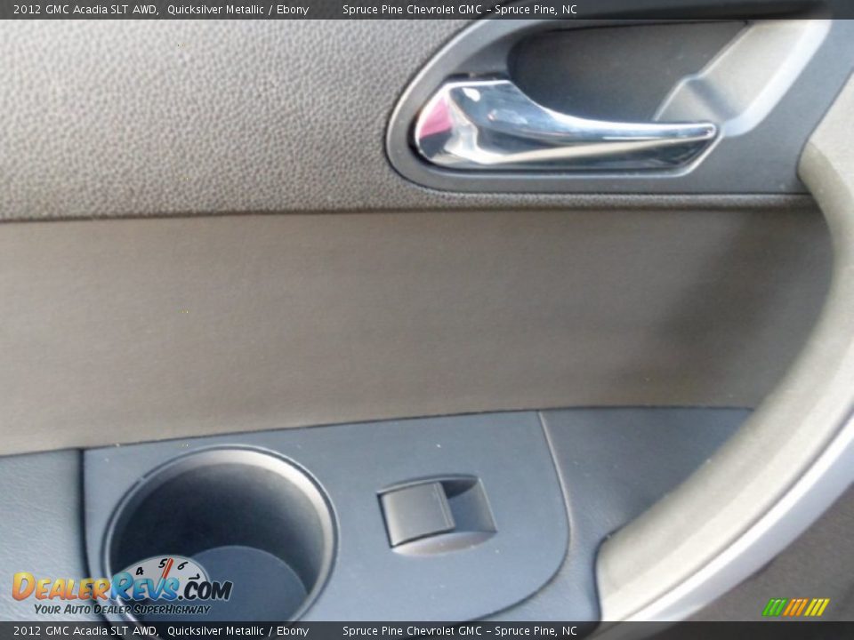 2012 GMC Acadia SLT AWD Quicksilver Metallic / Ebony Photo #25