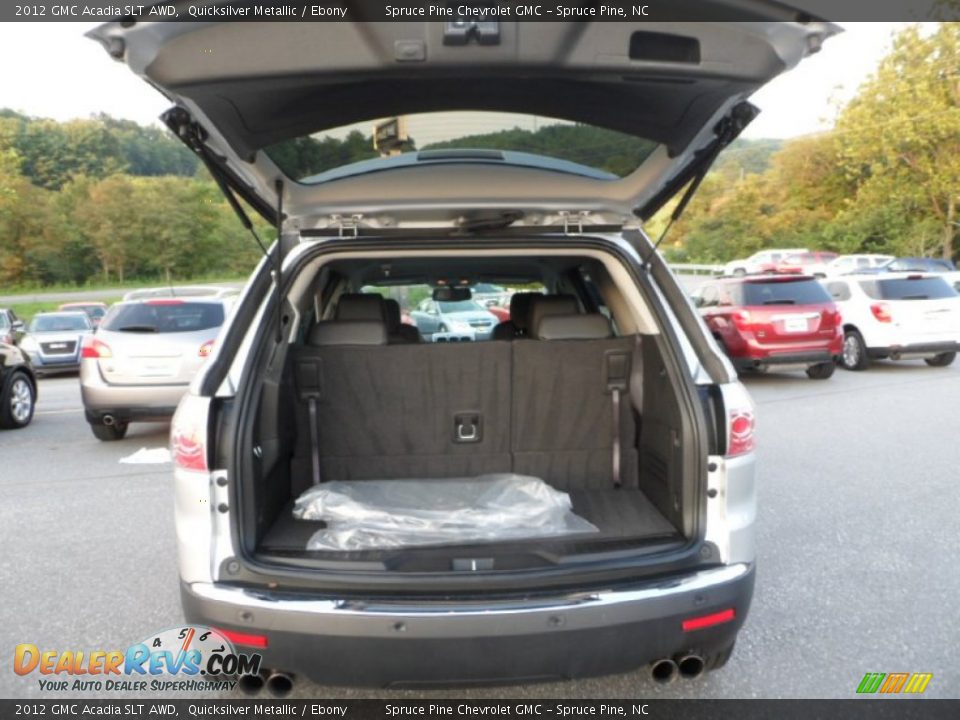 2012 GMC Acadia SLT AWD Quicksilver Metallic / Ebony Photo #29