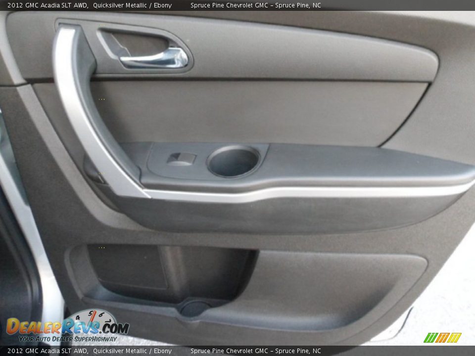 2012 GMC Acadia SLT AWD Quicksilver Metallic / Ebony Photo #30