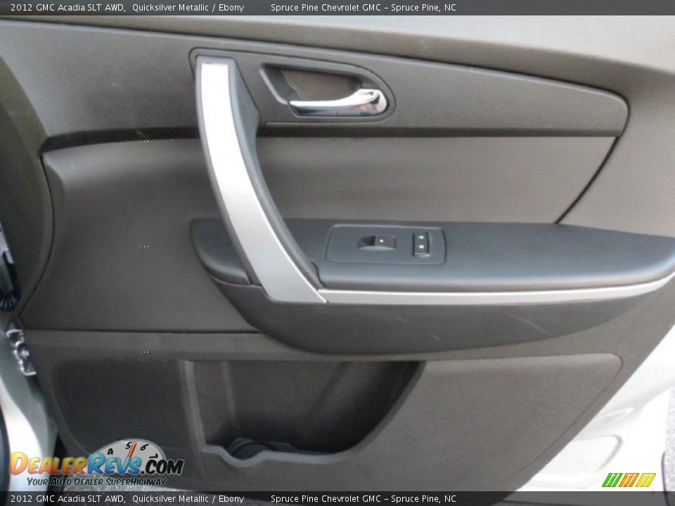 2012 GMC Acadia SLT AWD Quicksilver Metallic / Ebony Photo #32