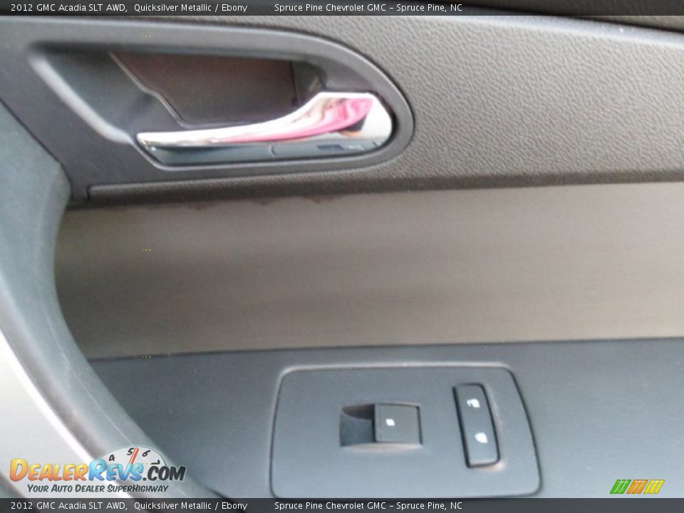 2012 GMC Acadia SLT AWD Quicksilver Metallic / Ebony Photo #33