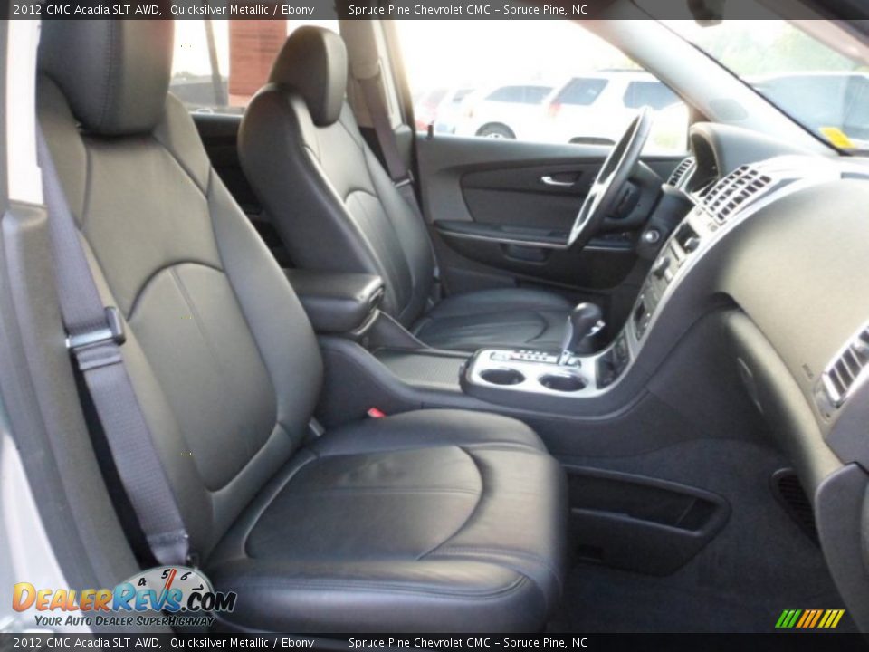 2012 GMC Acadia SLT AWD Quicksilver Metallic / Ebony Photo #34