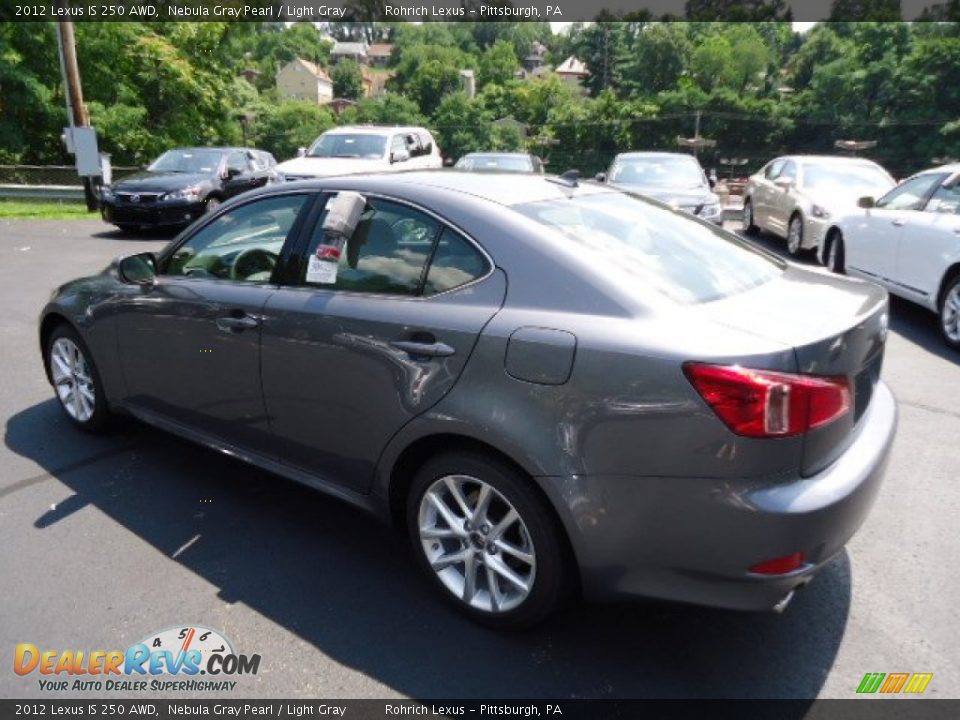 2012 Lexus IS 250 AWD Nebula Gray Pearl / Light Gray Photo #2