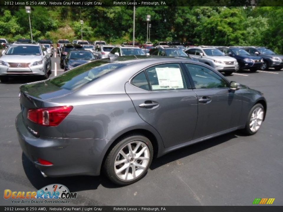 2012 Lexus IS 250 AWD Nebula Gray Pearl / Light Gray Photo #4