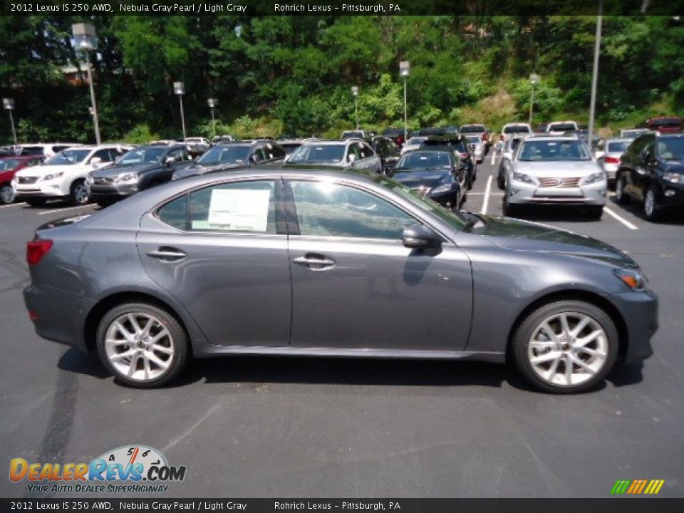 2012 Lexus IS 250 AWD Nebula Gray Pearl / Light Gray Photo #5