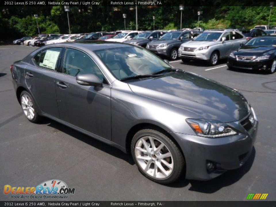 2012 Lexus IS 250 AWD Nebula Gray Pearl / Light Gray Photo #6