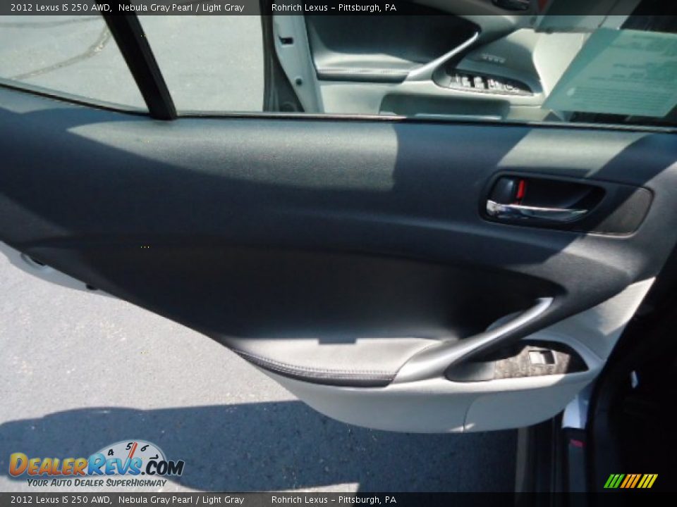 2012 Lexus IS 250 AWD Nebula Gray Pearl / Light Gray Photo #13