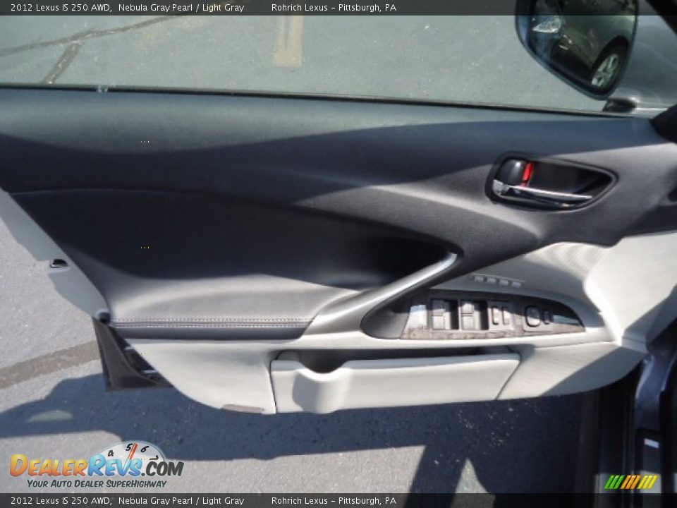 2012 Lexus IS 250 AWD Nebula Gray Pearl / Light Gray Photo #14