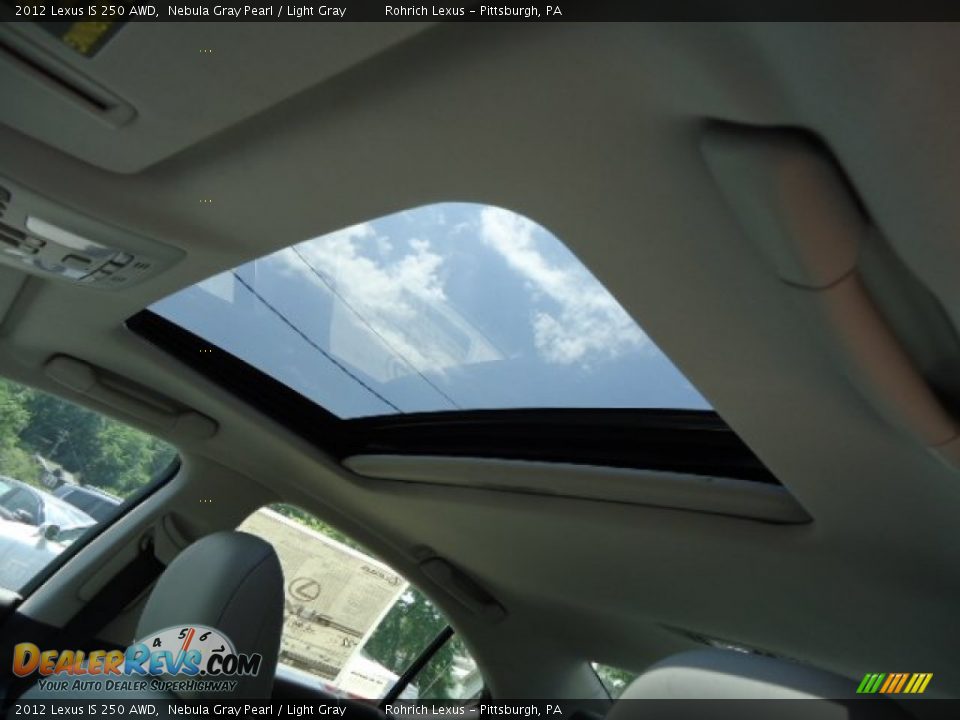 2012 Lexus IS 250 AWD Nebula Gray Pearl / Light Gray Photo #15