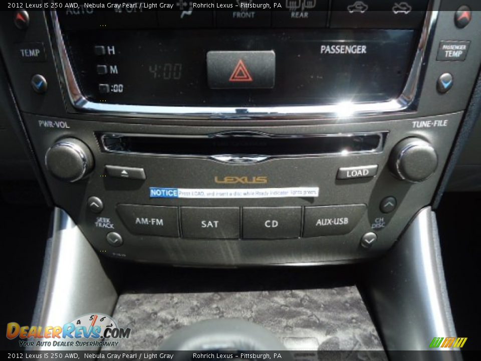 2012 Lexus IS 250 AWD Nebula Gray Pearl / Light Gray Photo #19