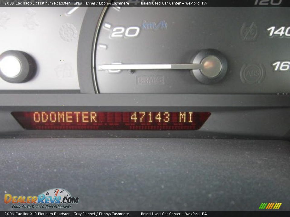 2009 Cadillac XLR Platinum Roadster Gray Flannel / Ebony/Cashmere Photo #20