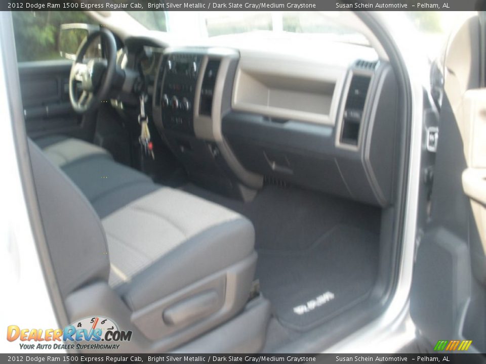 2012 Dodge Ram 1500 Express Regular Cab Bright Silver Metallic / Dark Slate Gray/Medium Graystone Photo #5