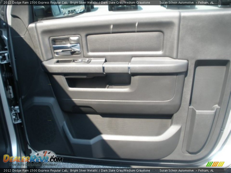 2012 Dodge Ram 1500 Express Regular Cab Bright Silver Metallic / Dark Slate Gray/Medium Graystone Photo #16