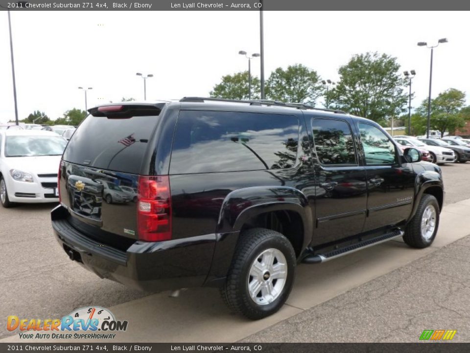 Black 2011 Chevrolet Suburban Z71 4x4 Photo #4