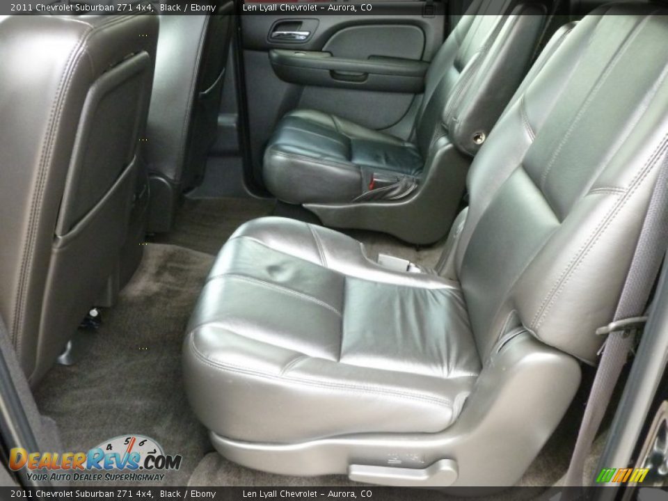 Rear Seat of 2011 Chevrolet Suburban Z71 4x4 Photo #11