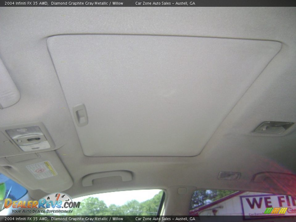 2004 Infiniti FX 35 AWD Diamond Graphite Gray Metallic / Willow Photo #4