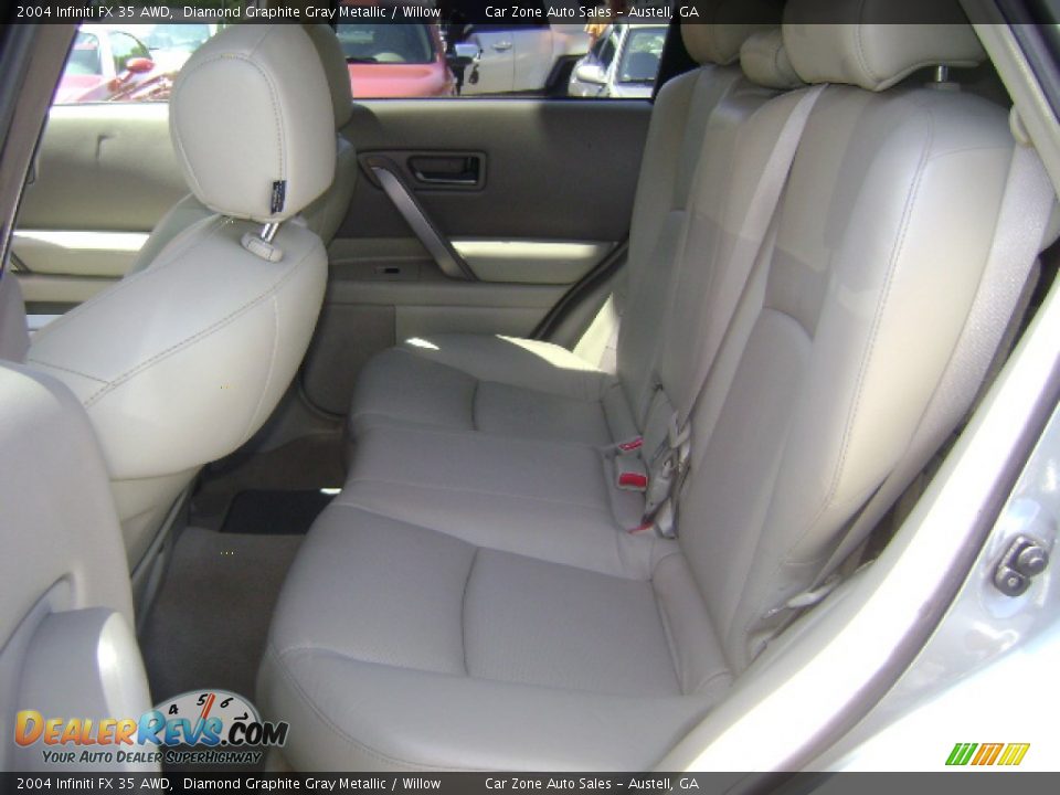 2004 Infiniti FX 35 AWD Diamond Graphite Gray Metallic / Willow Photo #5