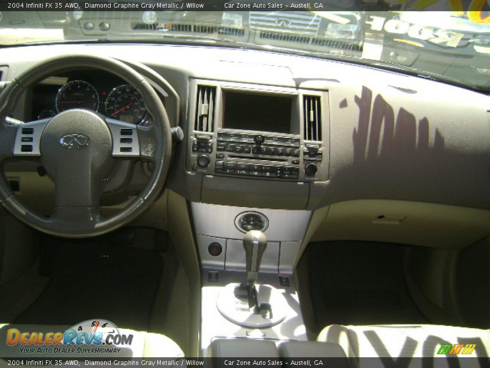2004 Infiniti FX 35 AWD Diamond Graphite Gray Metallic / Willow Photo #6