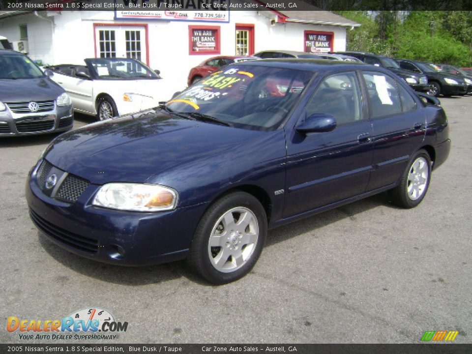 2005 Nissan Sentra 1.8 S Special Edition Blue Dusk / Taupe Photo #1