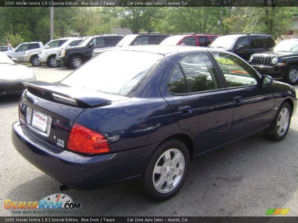 2005 Nissan Sentra 1.8 S Special Edition Blue Dusk / Taupe Photo #6